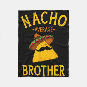 Cobertor De Velo Irmão Nacho Médio Para Família Cinco De Mayo Par