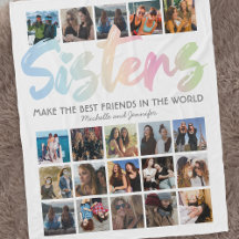 Irmãs Pastel Rainbow Foto