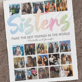 Cobertor De Velo Irmãs Pastel Rainbow Foto