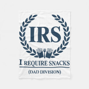 Cobertor De Velo Irs Pai Tax I Requer Snacks Curiosos Pais Mens You
