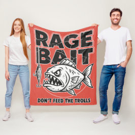 Cobertor De Velo Isca de Raiva, Não Alimente os Trolls