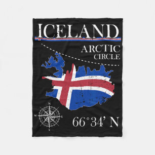Cobertor De Velo Islândia - Círculo Polar Ártico - Ilha Polar Norte