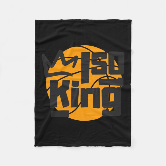 Cobertor De Velo Isolamento de Basquete King One Man Show (Frente)