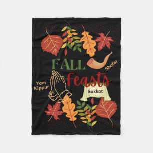 Cobertor De Velo Israel Yisrael Fall Banquetes Shfar Sukkot Yom Kip