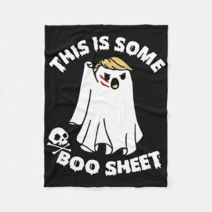 Cobertor De Velo Isso É Alguma Folha de Boo Fantasma Divertido Trum