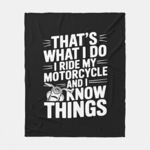 Cobertor De Velo Isso é o que eu faço Eu ando de motocicleta e eu s
