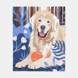 Cobertor De Velo ISSO É VERDADEIRO Ouro Retriever velo cobertor