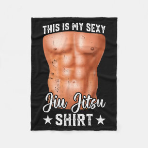 Cobertor De Velo Isto é o meu y jiu jitsu Jiu Jitsu Engraçado