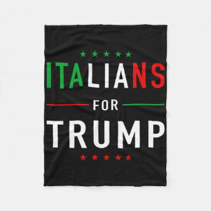 Cobertor De Velo Italianos Pelo Trump Taliano Apoiador Donald Trump