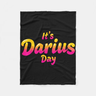 Cobertor De Velo It's Darius Day Funny Meme – Celebrate Love3 
