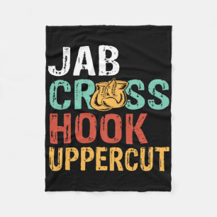 Cobertor De Velo Jab Cruz Gancho Uppercut Treino de Boxeador Homens