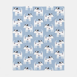 Cobertor De Velo Jack Russell Parson Terrier Dog Patterno