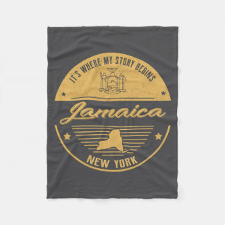 Cobertor De Velo Jamaica York Onde a História Começa Arte