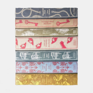 Cobertor De Velo Jane Austen Books Throw Blanket