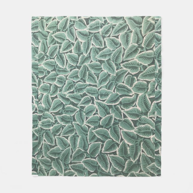 Cobertor De Velo Jane Austen's Home Leaf Wallpaper (Frente)