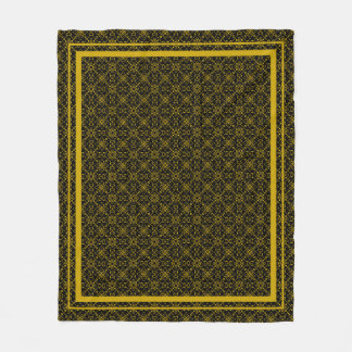 Cobertor De Velo Japanese Gold & Black Hanabishi Pattern