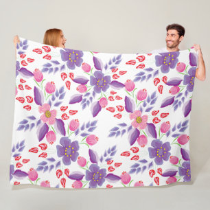 Cobertor De Velo Jardim de Algodão Vibes 60x80 Flórida