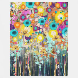 Cobertor De Velo Jardim dos Sonhos - Arte Floral Inspirada na Natur