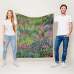 Cobertor De Velo Jardim Íris Em Giverny Por Claude Monet<br><div class="desc">O Jardim Íris em Giverny pintado por Claude Monet. Cerca de 1900. Esta imagem está no dominio público.</div>