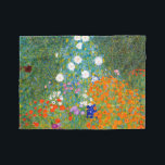 Cobertor De Velo Jardim pelo vintage de Gustavo Klimt floral<br><div class="desc">Arte do vintage de Bauerngarten/jardim/jardim da casa de campo pintada em 1905 pelo Symbolist & pelo artista austríacos Gustavo Klimt de Nouveau da arte (1862-1918)</div>