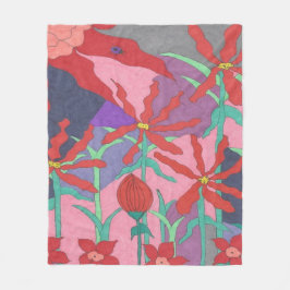 Cobertor De Velo Jardins de Verão à Noite