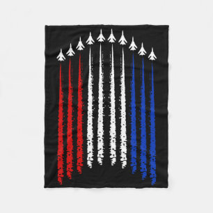 Cobertor De Velo Jatos De Combatente Com Bandeira Dos Eua 4 De Julh