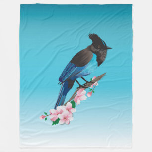 Cobertor De Velo Jay Fleece Blanket do Steller