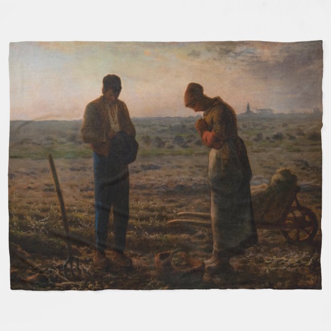 Cobertor De Velo Jean-Francois Millet - Angelus (Frente (Horizontal))