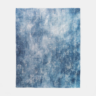 Cobertor De Velo Jeans Azuis Denim, Fundo Texturizado.