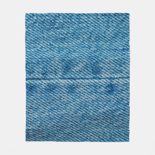 Cobertor De Velo Jeans fecham o fundo. Denim costurando. Azul f