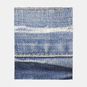 Cobertor De Velo Jeans fundo de textura.