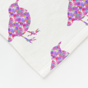 Cobertor De Velo Jelly Birds Fleece Blanket