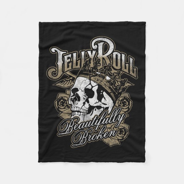 Cobertor De Velo Jelly Roll - Beleza Quebrada (Frente)