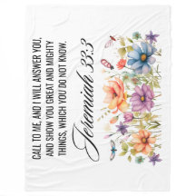 Jeremiah, 33:3, ligue para mim Escritura de Flores