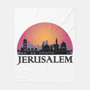Cobertor De Velo Jerusalém Skyline - Israel Viagem
