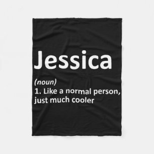 Cobertor De Velo Jessica Definition Personalizated Funny Birthday G
