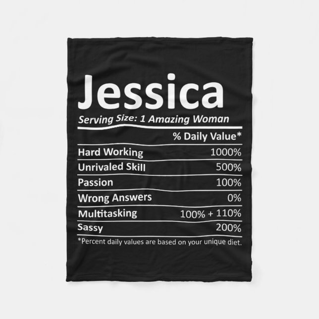 Cobertor De Velo Jessica Rition Nome Personalizado Performance Dive (Frente)