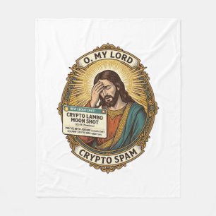 Cobertor De Velo Jesus Adicionou Spam Crypto Grupo Chat Irritação H