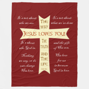 Cobertor De Velo Jesus Blanket - Flórida Vermelha