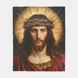 Cobertor De Velo Jesus Cristo Arte Religiosa Cristã