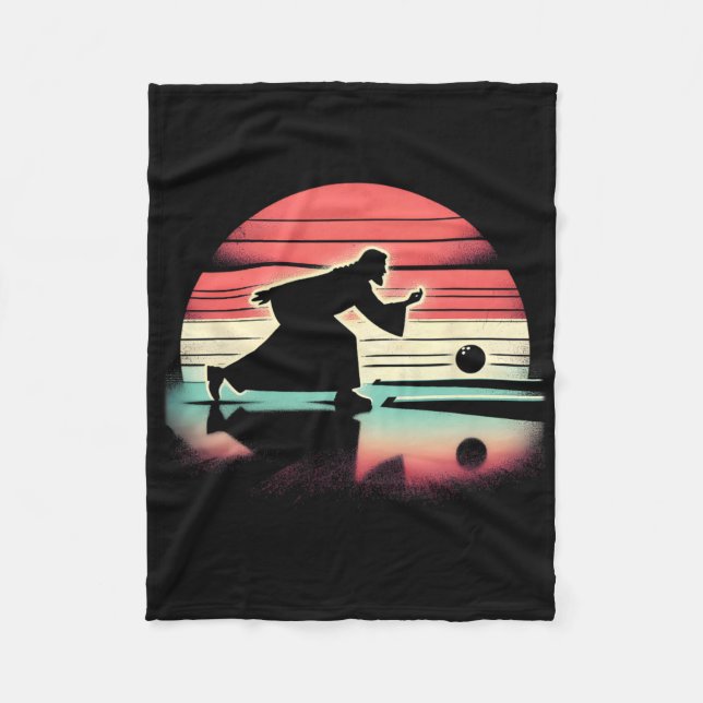 Cobertor De Velo Jesus Cristo Bowler - Engraçado religioso cristão  (Frente)