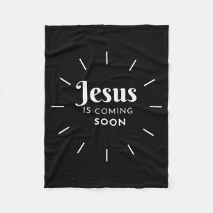 Cobertor De Velo Jesus Cristo Vindo em Breve - Bíblia Religiosa Cri