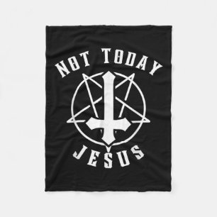 Cobertor De Velo Jesus cruza hoje não Jesus Teto Gráfico Cristão