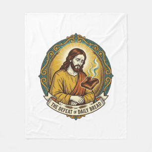 Cobertor De Velo Jesus Derrotado Fumando Torradas Queimadas Cozinha