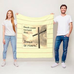 Cobertor De Velo JESUS É A Páscoa RISEN Cream