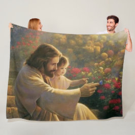 Cobertor De Velo JESUS e BEBÊ