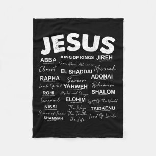 Cobertor De Velo Jesus é o rei dos nomes de Deus Hebraico Jesus cri