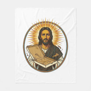 Cobertor De Velo Jesus Enganado Por Caixa de Pizza Vazia Humor de C
