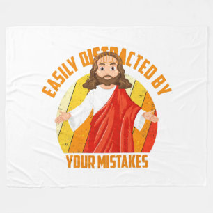 Cobertor De Velo Jesus engraçado