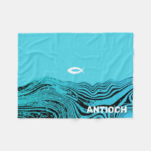 Cobertor De Velo Jesus Fish Wavy Watts